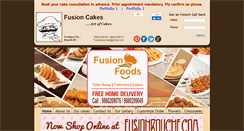 Desktop Screenshot of fusioncakes.in